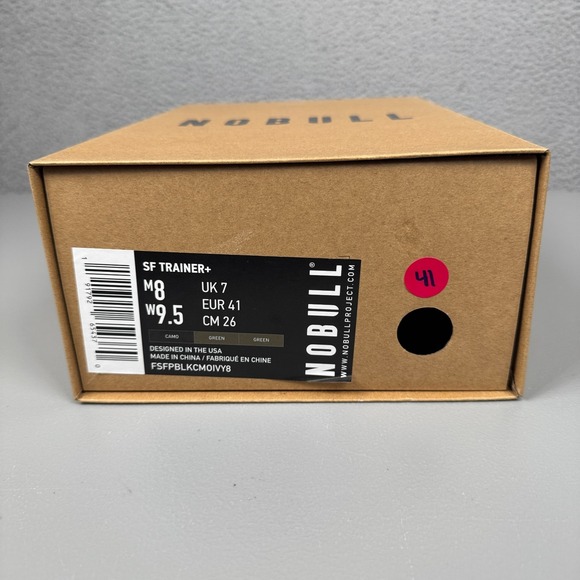 NoBull Shoes Womens 9.5 Black Camo SuperFabric SF  Trainer+ CrossFit Gym Workout - Picture 11 of 11